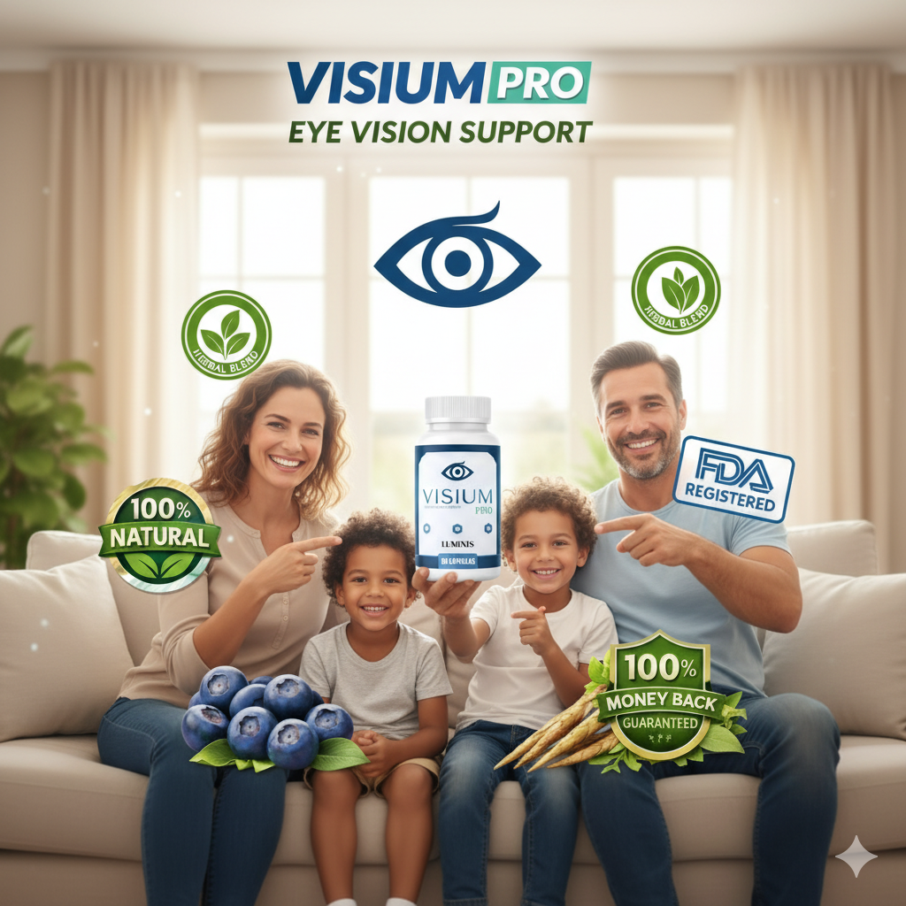 Family using Visium Pro for healthy vision
