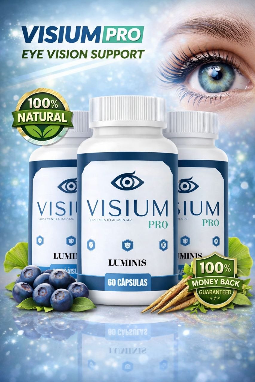Visium Pro bottles with eye vision support